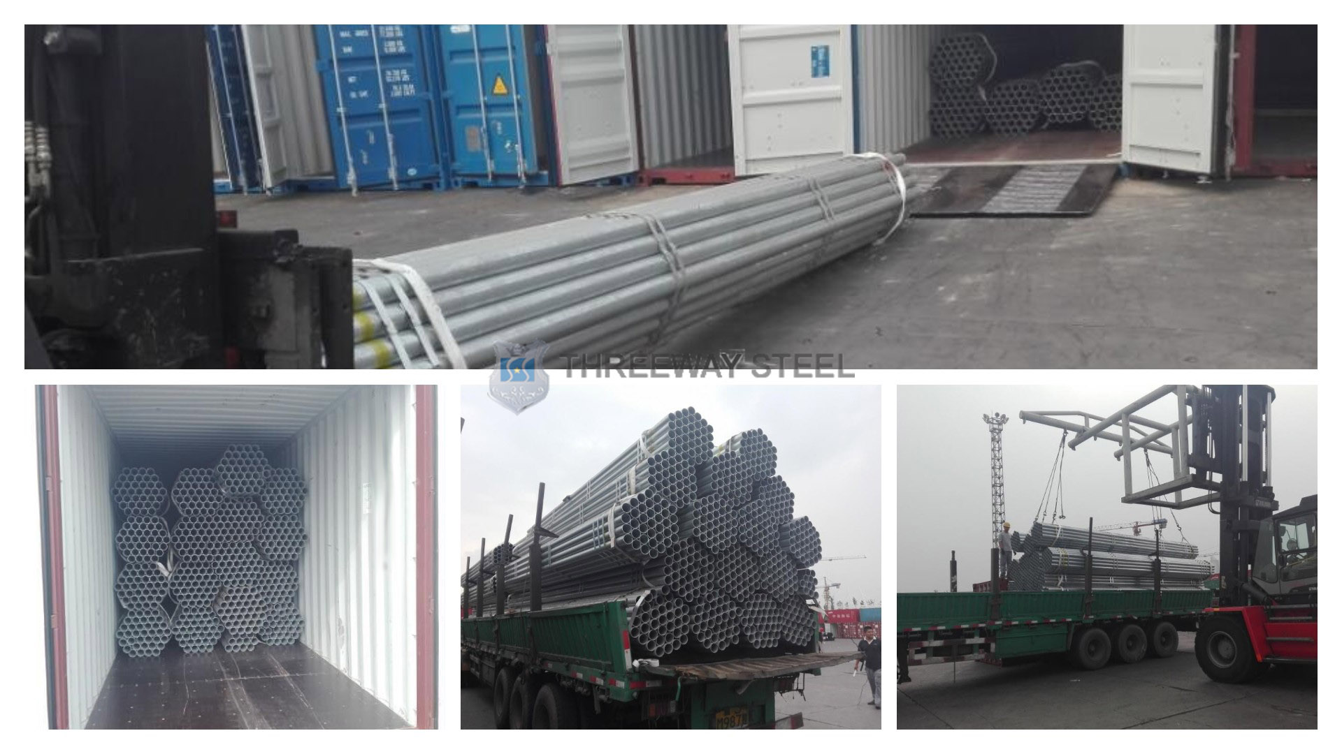 تصدير الأنابيب الفولاذية المجلفنة