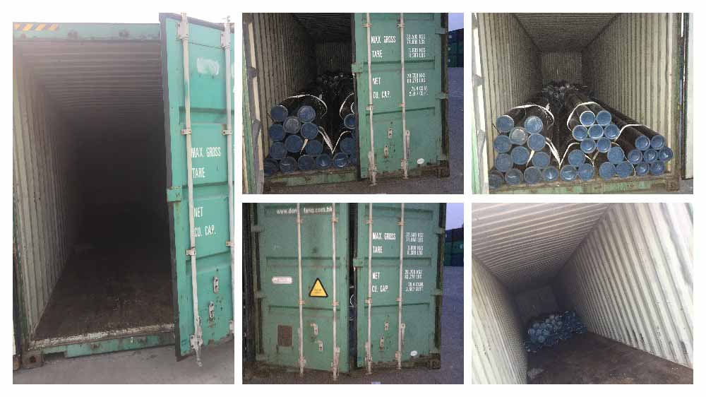 تصدير أنابيب الصلب غير الملحومة