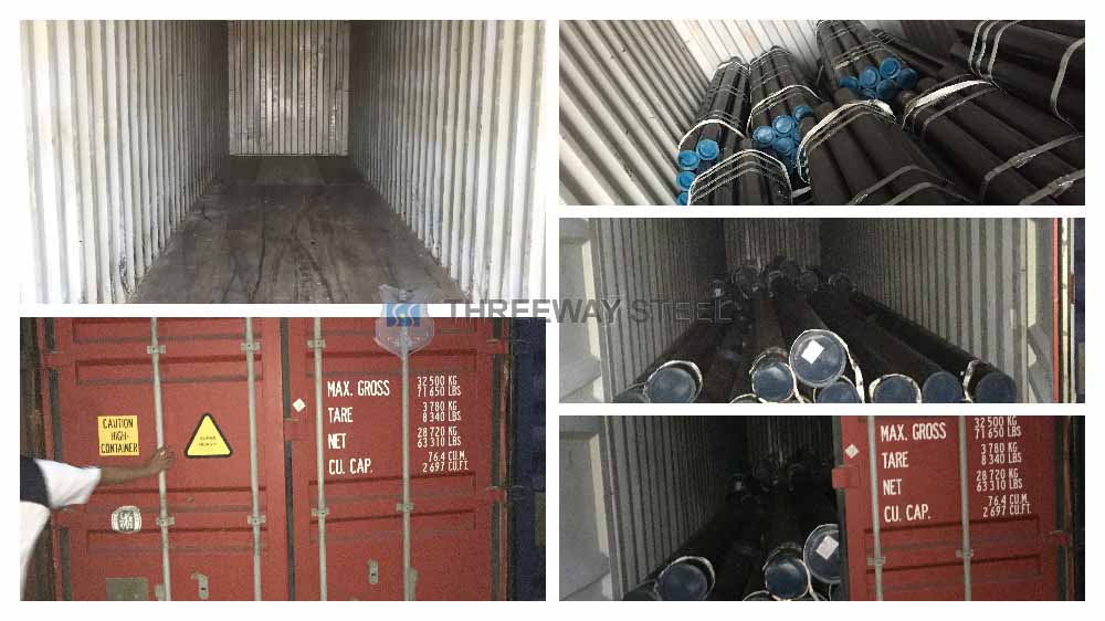 تصدير أنابيب الصلب غير الملحومة