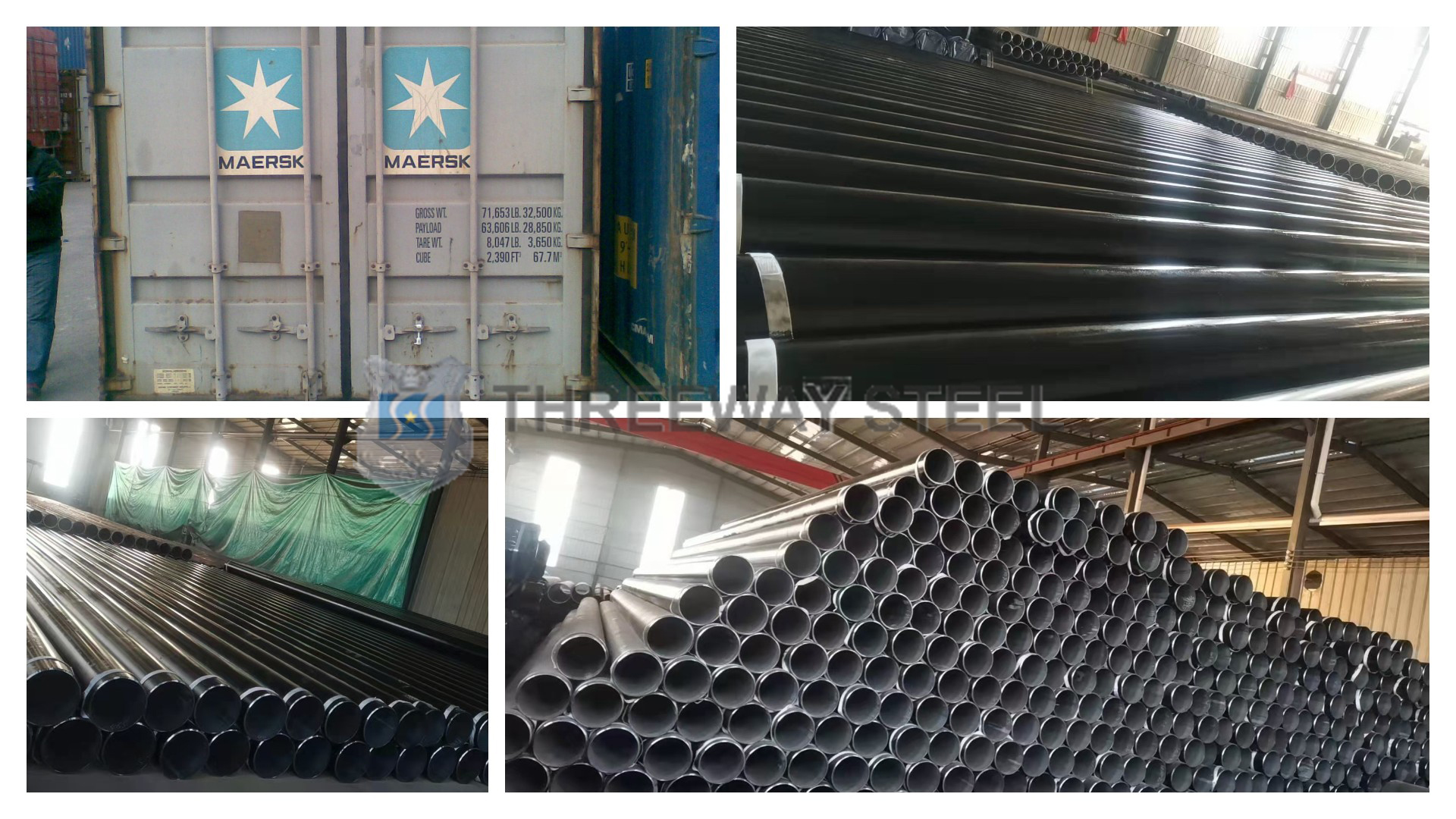 تصدير أنابيب الصلب غير الملحومة